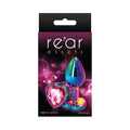 Rear Assets Metal Heart Plug Small Multicolor/Pink by NS Novelties