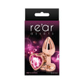 Rear Assets Rose Gold Heart Plug Small Pink by NS Novelties