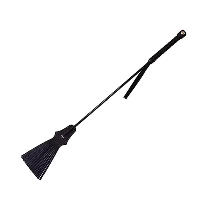 Rouge Tasseled Riding Crop Black by Rouge Garments