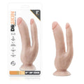 Dr. Skin DP Cock Realistic 8 in. Dual Entry Dildo Beige by Blush