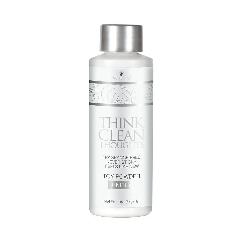 Sensuva Think Clean Thoughts Toy Powder 2 oz. by Sensuva