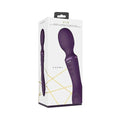 VIVE ENORA Rechargeable Dual-Ended Silicone Pulse-Wave G-Spot & Wand Vibrator Purple by Shots