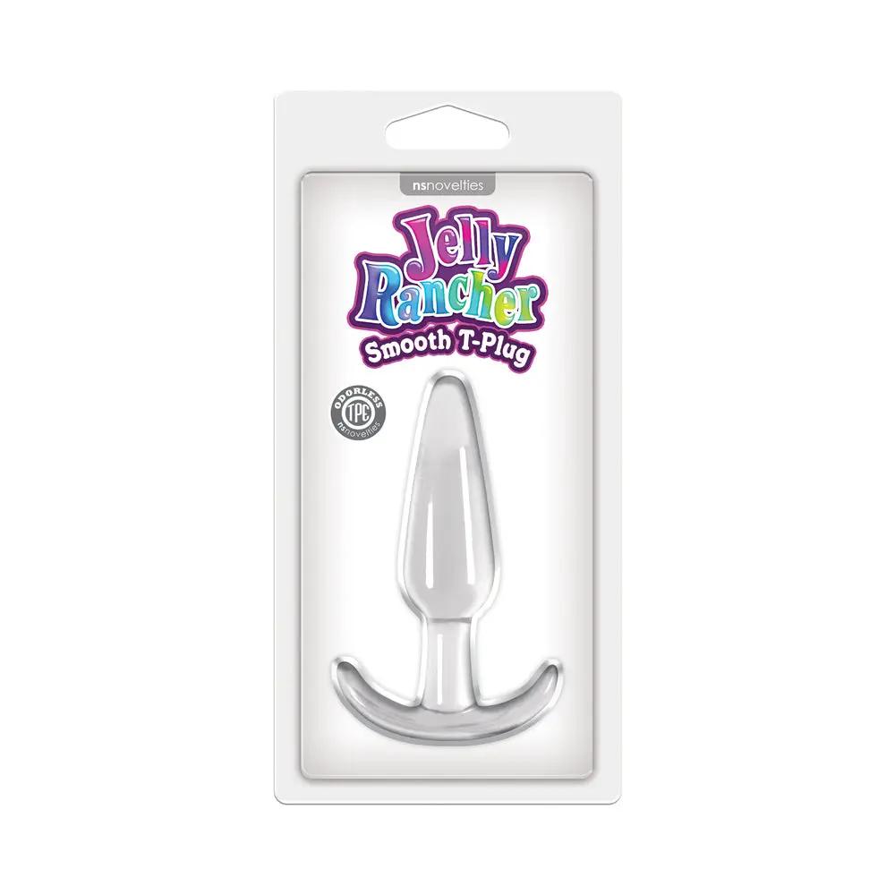 Jelly Rancher Smooth T-Plug Clear by NS Novelties