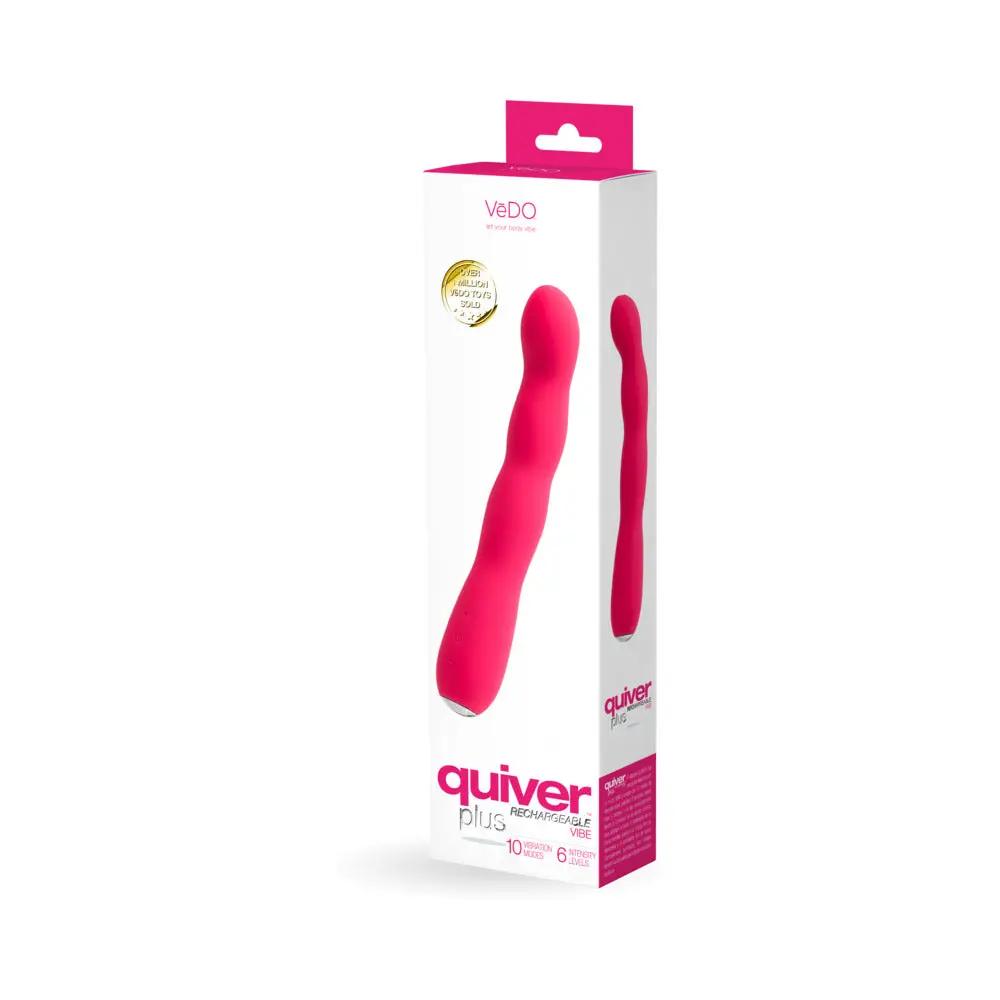 VeDO Quiver Plus Rechargeable Vibe Foxy Pink by VeDO