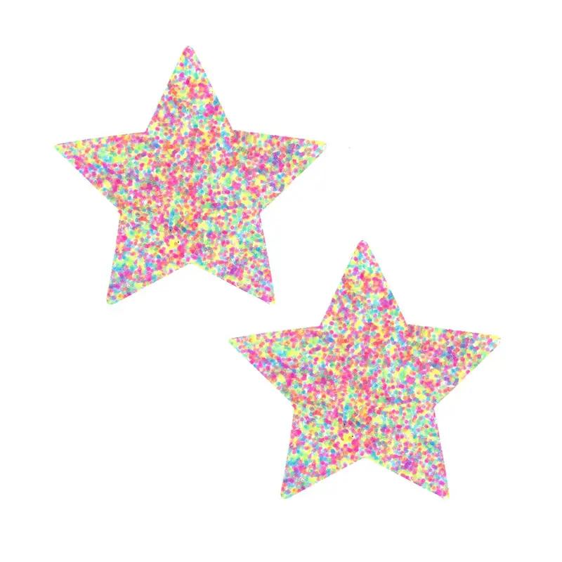 Neva Nude Pastie Star Sprankles Neon UV by Neva Nude