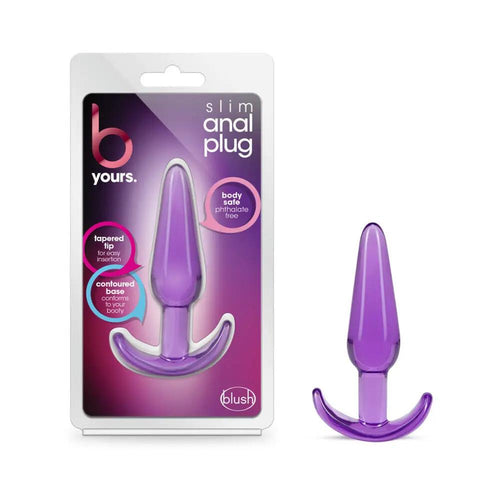 B Yours Slim Anal Plug Purple by Blush