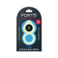 Forto F-88 Liquid Silicone Cock & Ball Ring Glow by Forto