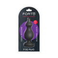 Forto F-30 Pointer Silicone Anal Plug Large Black by Forto