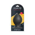 Forto F-98 Cone Silicone Anal Plug Large Black by Forto
