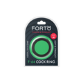 Forto F-64 Wide Liquid Silicone Cockring Medium Black by Forto