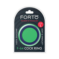 Forto F-64 Wide Liquid Silicone Cockring Large Blue by Forto