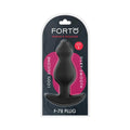 Forto F-78 Pointee Silicone Anal Plug Large Black by Forto