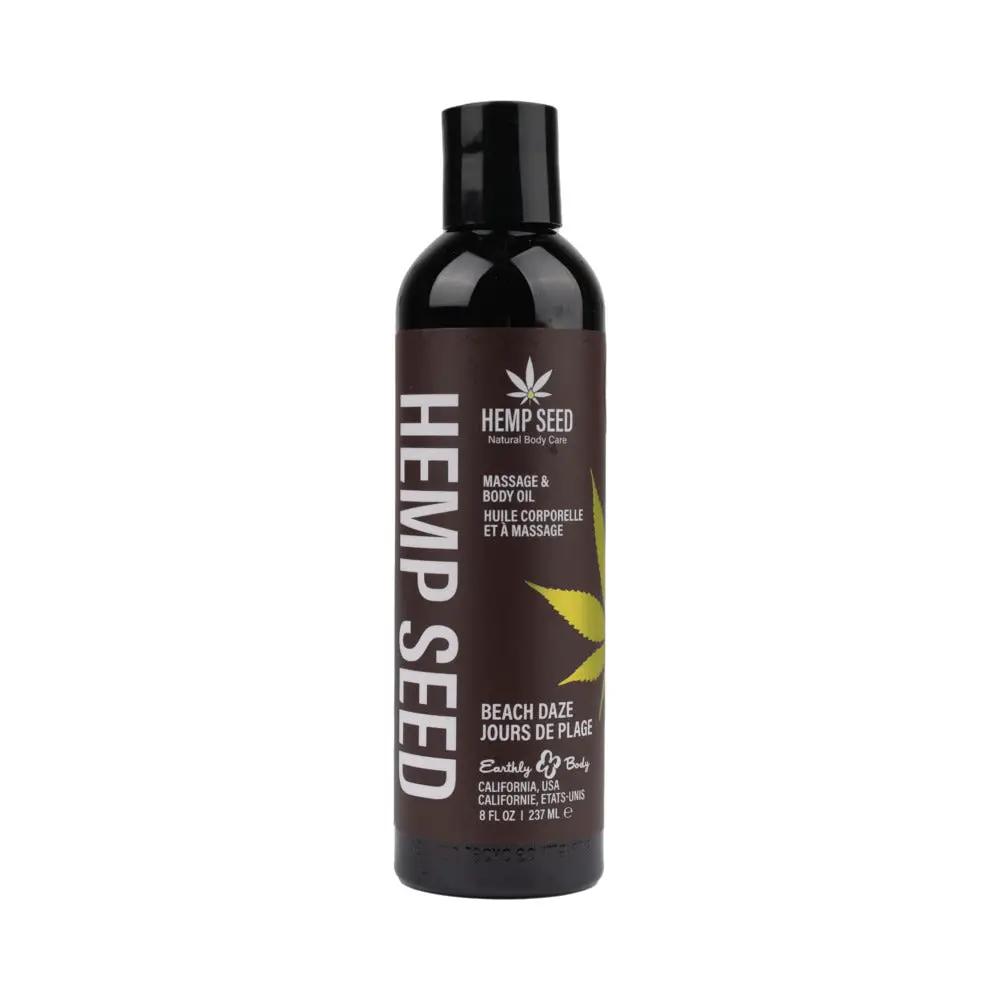 Earthly Body Hemp Massage Oil Beach Daze 8 oz. by Earthly Body