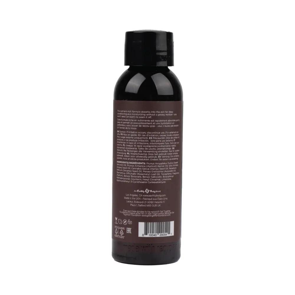 Earthly Body Hemp Massage Oil Beach Daze 2 oz. by Earthly Body