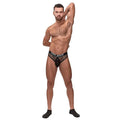 Male Power Cock Pit Net Cock Ring Thong Blk LX by Male Power