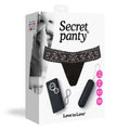 Love to Love Secret Panty Vibrating Panty Set Black by Lovely Planet