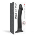 Strap-On-Me Bendable Dual-Density Silicone Dildo Black L by Lovely Planet