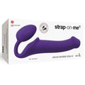 Strap-On-Me Semi-Realistic Bendable Silicone Strap-On Purple L by Lovely Planet
