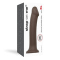 Strap-On-Me Bendable Dual-Density Silicone Suction Cup Dildo Chocolate XL by Lovely Planet