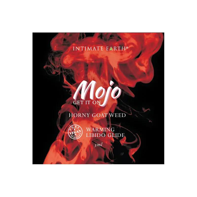 Mojo Horny Goat Weed Libido Warming Glide 3 ml/0.10 oz Foil by Intimate Earth