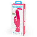 Happy Rabbit Dual Density Rechargeable Silicone Rabbit Vibrator Pink by Happy Rabbit