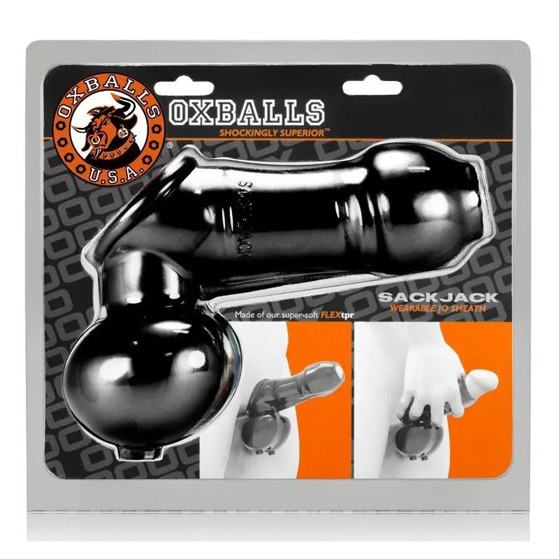 Oxballs Sackjack Wearable Jackoff Sheath O/S Black by Oxballs
