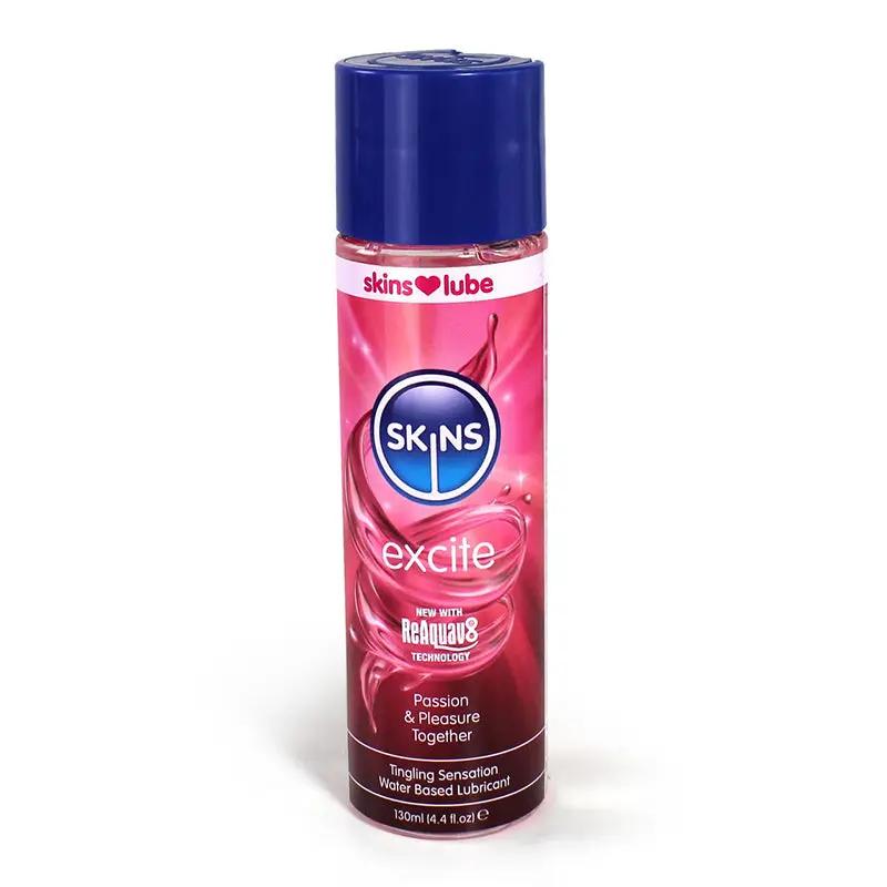 Skins Excite Tingling Water-Based Lubricant 4 oz. by Creative Conceptions