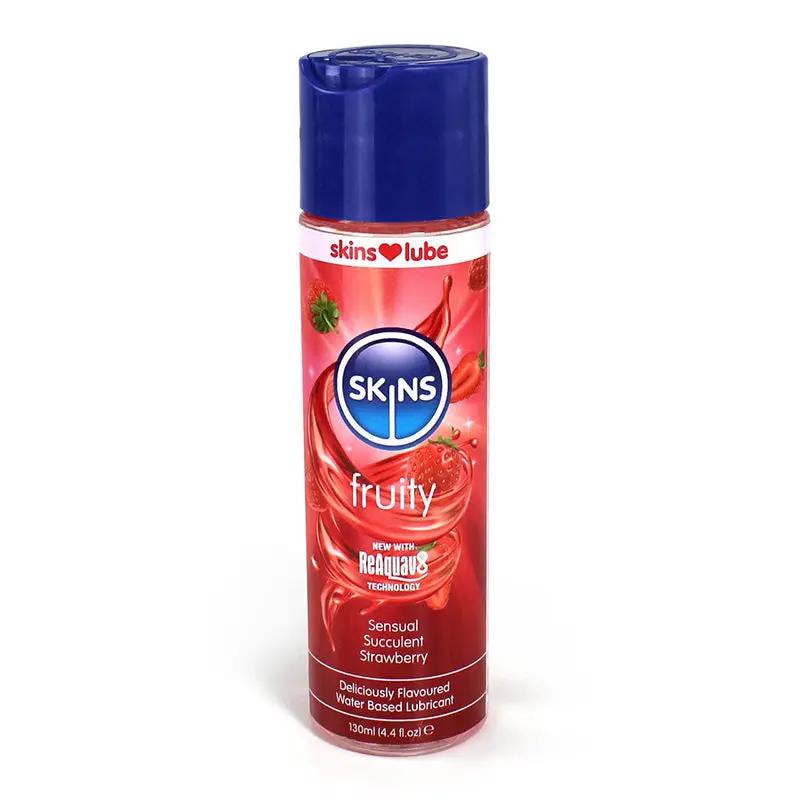 Skins Strawberry Water-Based Lubricant 4 oz. by Creative Conceptions