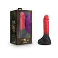The Realm Lycan 10.5 in. Silicone Lock On Fantasy Werewolf Dildo Red by Blush