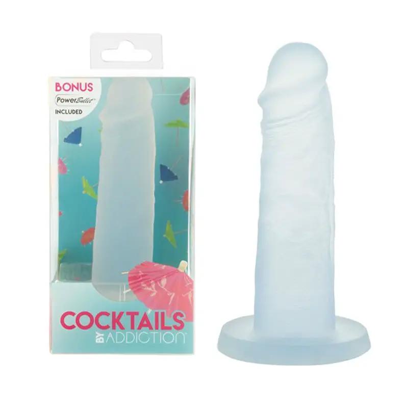 Addiction Cocktails Silicone Blue Lagoon W/Power Bullet by BMS