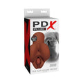PDX Plus Pick Your Pleasure Dual Entry Stroker Brown by PDX Brands