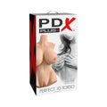 PDX Plus Perfect 10 Torso Dual Entry Masturbator Beige by PDX Brands