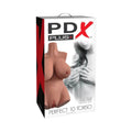 PDX Plus Perfect 10 Torso Dual Entry Masturbator Tan by PDX Brands