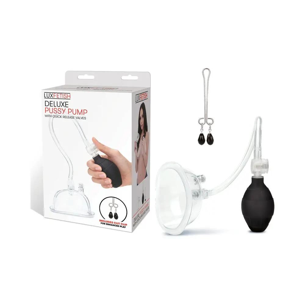 Lux Fetish Deluxe Pussy Pump with Quick-Release Valves by Electric Eel