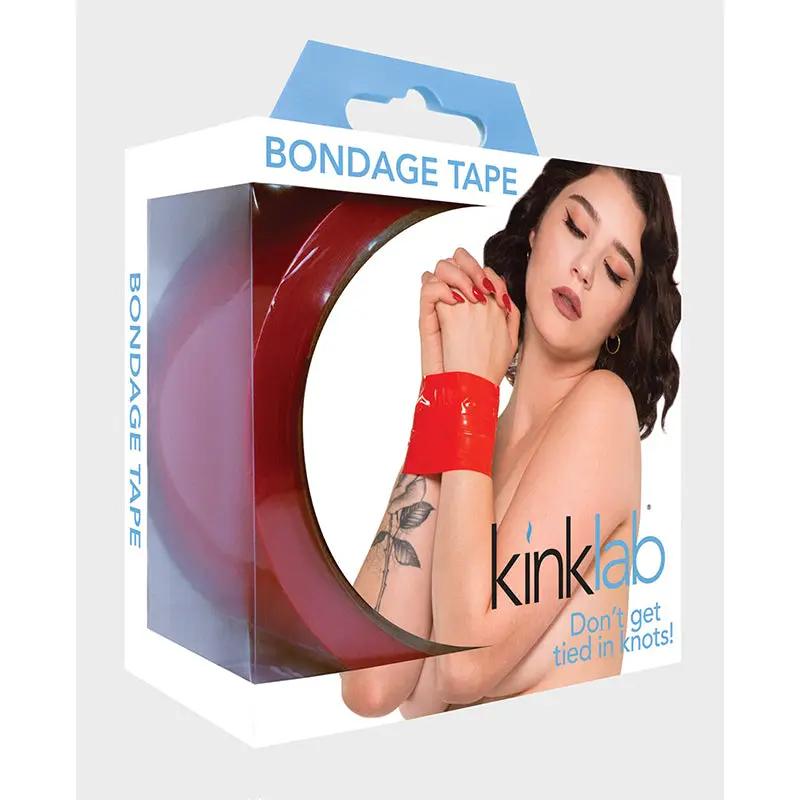 Kinklab Unisex Bondage Tape - Red by Stockroom