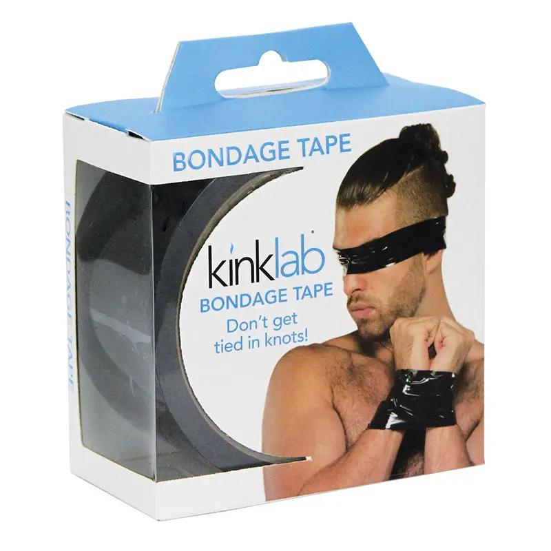 Kinklab Unisex Bondage Tape - Black by Stockroom