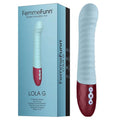 FemmeFunn Lola G Rechargeable Silicone G-Spot Vibrator Light Blue by FemmeFunn
