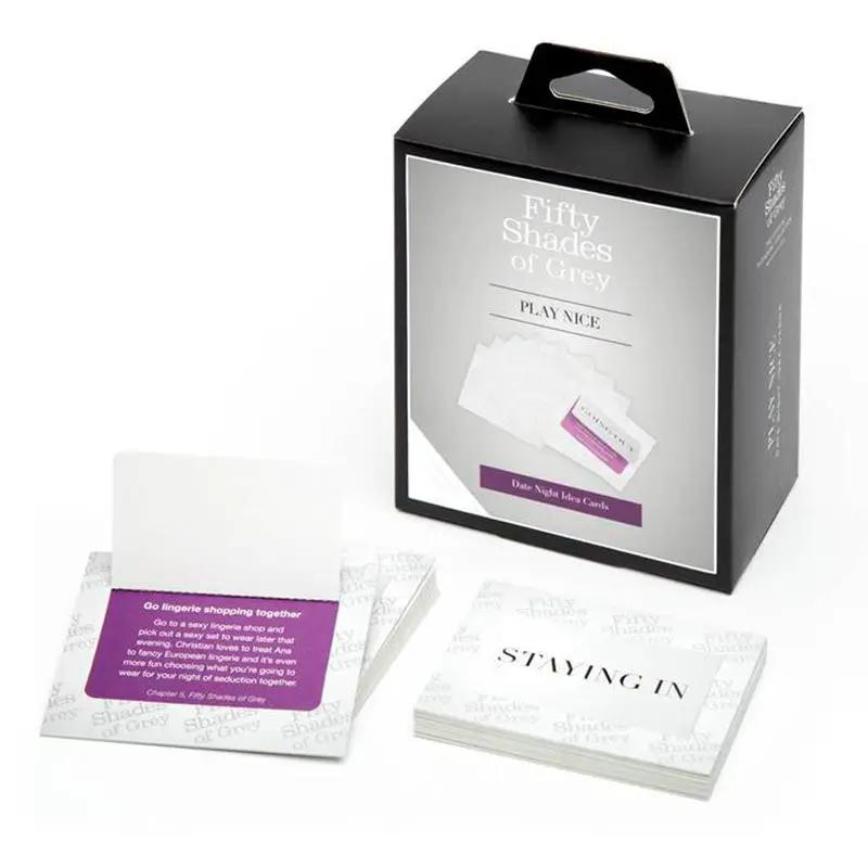 Fifty Shades of Grey Play Nice Date Night Idea Card Game by Fifty Shades of Grey