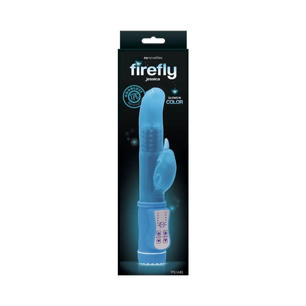 Firefly Jessica Rotating Dolphin Vibrator Blue by NS Novelties