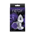 Rear Assets Rose Anal Plug Small Purple by NS Novelties