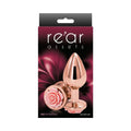 Rear Assets Rose Anal Plug Medium Pink by NS Novelties