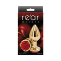 Rear Assets Rose Anal Plug Medium Red by NS Novelties