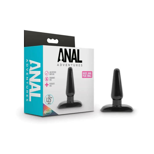 Anal Adventures Basic Anal Plug Small Black by Blush