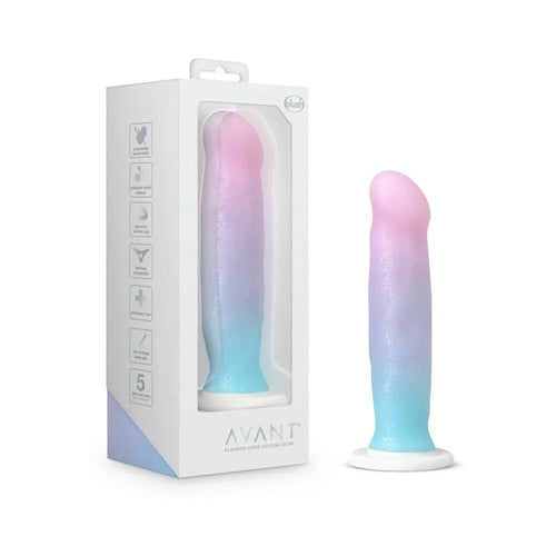 Avant D17 Lucky 8 in. Silicone Dildo by Blush