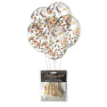 Glitterati Penis Party Confetti Filled Balloons 5-Pack by Little Genie
