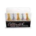 Glitterati Penis Party Sparkling Candles 5-Pack by Little Genie