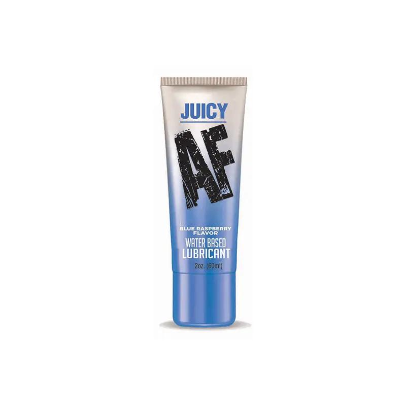 Juicy AF Water Based Lubricant Blue Raspberry 2 oz. by Little Genie