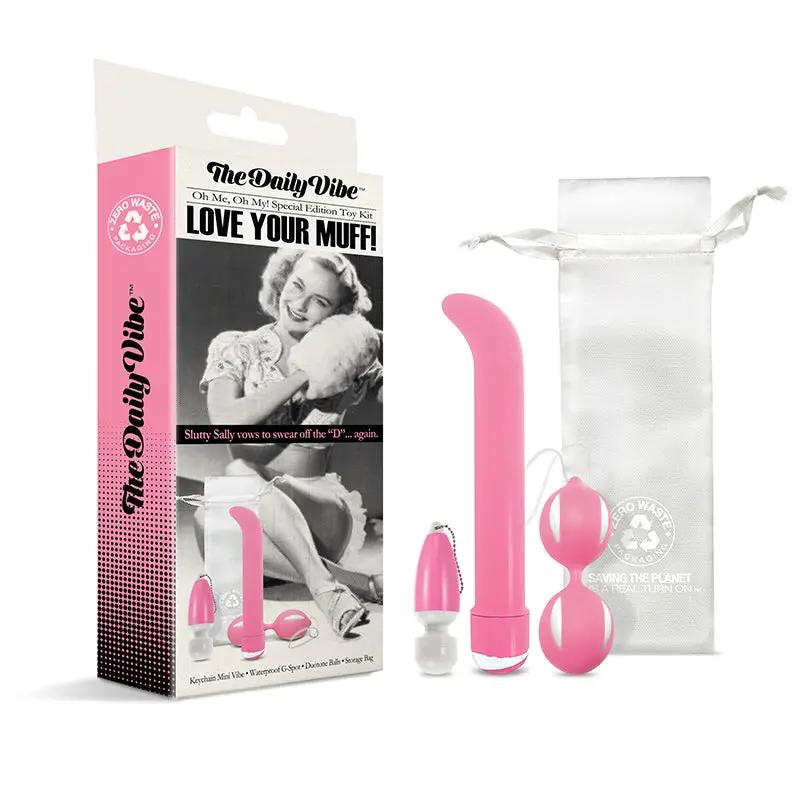 The Daily Vibe Special Edition Toy Kit - Love Your Muff by Global Novelties