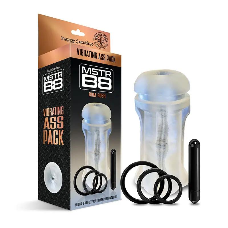 Happy Ending Mstr B8 Vibrating Ass Pack - Bum Rush by Global Novelties