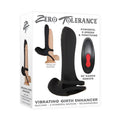 Zero Tolerance Vibrating Girth Enhancer Remote-Controlled Silicone Sheath Black by Zero Tolerance